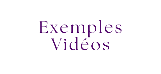 Exemples Vidéos